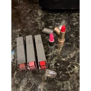 BITE Beauty and bare minerals lip gloss and lipstick set of 5